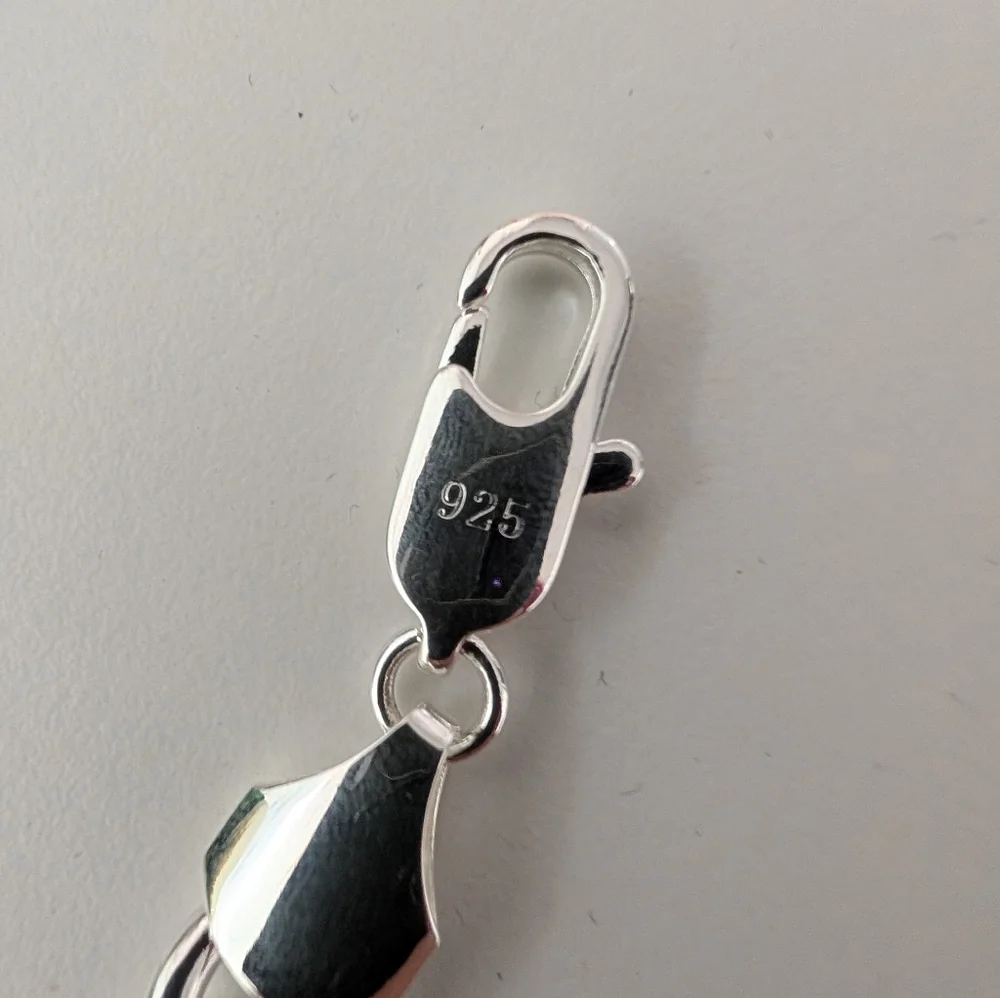 .925 Silver men's necklace